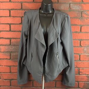 Lily Black‎ Womens Large Grey Cardigan – Dark Academia, Cozy, Preppy